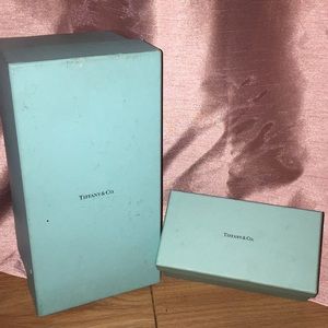 Tiffany and co empty gift boxes